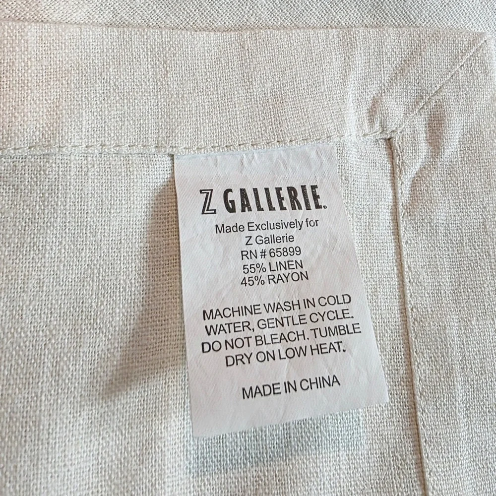 Vintage Embroidered Linen Safari Napkins Elephant Giraffe Set of 4 Cream Brown